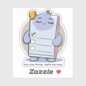 Did One Thing Retiring Now – Funny Burnout Sticker シール (シート)