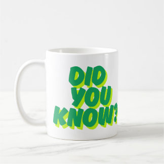 Did You Know? 引用マグカップ コーヒーマグカップ