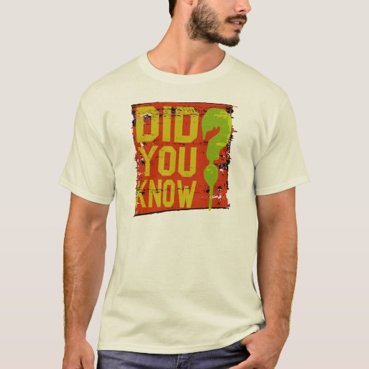 Did You Now? Wusstest du Tシャツ (正面)