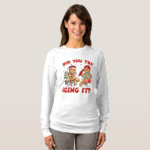 Did You Try Icing It – Funny Gingerbread Man  Tシャツ (正面フル)