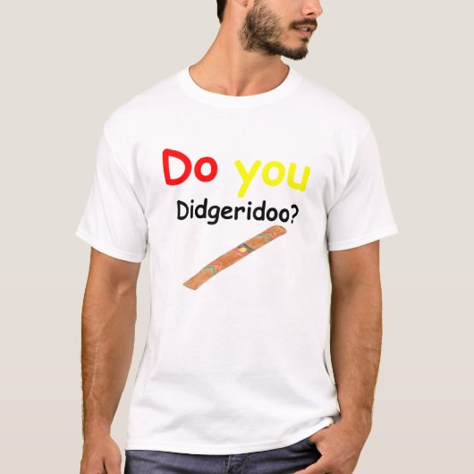 didgeridooか。 基本的なTシャツ Tシャツ (正面)