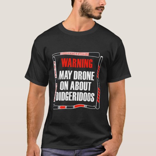 Didgeridoo選手のためにYidaki Didjeriduディッジギーク Tシャツ (正面)
