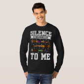 Didgeridoo Silence Is Meaningless To Me Tシャツ (正面フル)