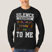 Didgeridoo Silence Is Meaningless To Me Tシャツ (正面)