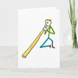 Didgeridoo Stickman カード