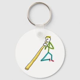 Didgeridoo Stickman キーホルダー