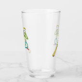 Didgeridoo Stickman タンブラーグラス (右)