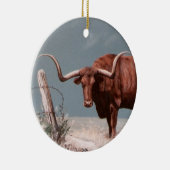 DiDi著長角牛 セラミックオーナメント (右)