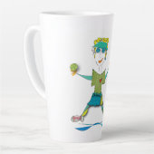 'Didi' – ピックボールラテマグ カフェラテマグ (左アングル)