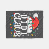 Didi Claus Funny Xmas Christmas Grandma Holiday St フリースブランケット (正面(横))
