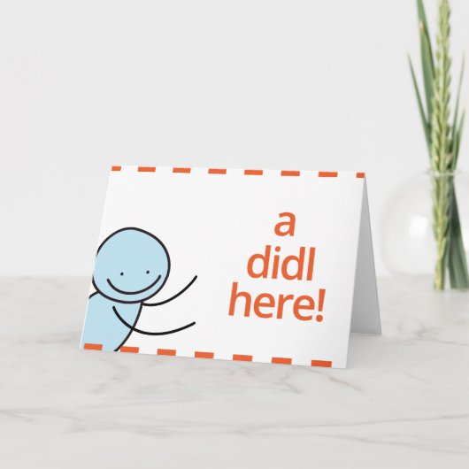 Didlrの挨拶状 カード (正面)