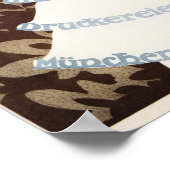 DIE 6 Old Deutsche Printer Advert Max Schweizer ポスター (角)