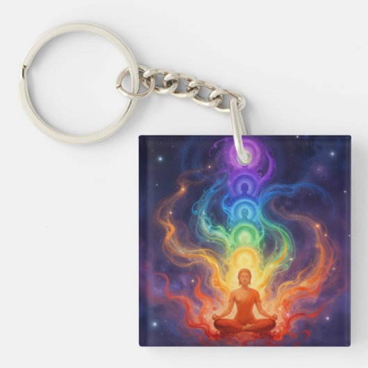 Die 7 Chakren キーホルダー (正面)