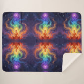 Die 7 Chakren シェルパブランケット (正面(横))