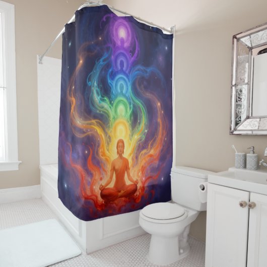 Die 7 Chakren シャワーカーテン (インサイチュ)