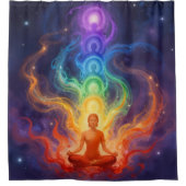 Die 7 Chakren シャワーカーテン (正面)