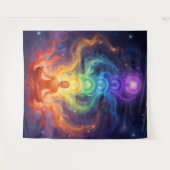 Die 7 Chakren タペストリー (正面(横))