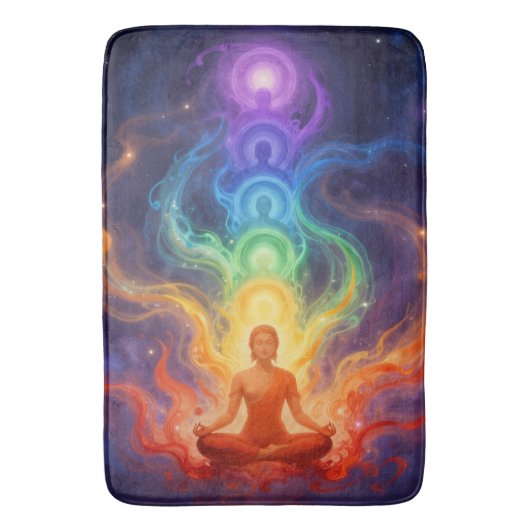 Die 7 Chakren バスマット (正面縦)