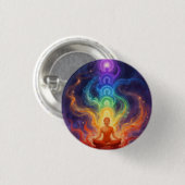 Die 7 Chakren 缶バッジ (正面&裏面)