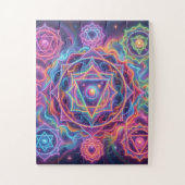 Die 7 Chakren´10 ジグソーパズル (縦)