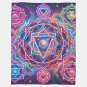 Die 7 Chakren´10 フリースブランケット (正面)