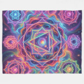 Die 7 Chakren´10 フリースブランケット (正面(横))