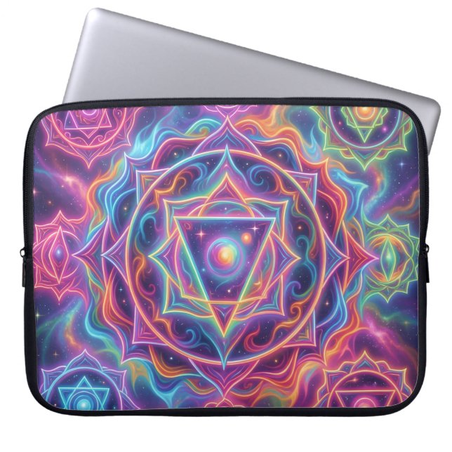 Die 7 Chakren´10 ラップトップスリーブ (正面)