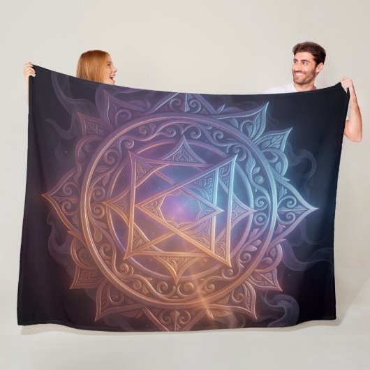 Die 7 Chakren´1 フリースブランケット (インサイチュ)