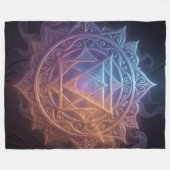 Die 7 Chakren´1 フリースブランケット (正面(横))