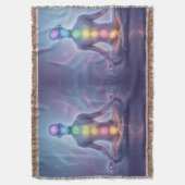 Die 7 Chakren´2 スローブランケット (正面縦)