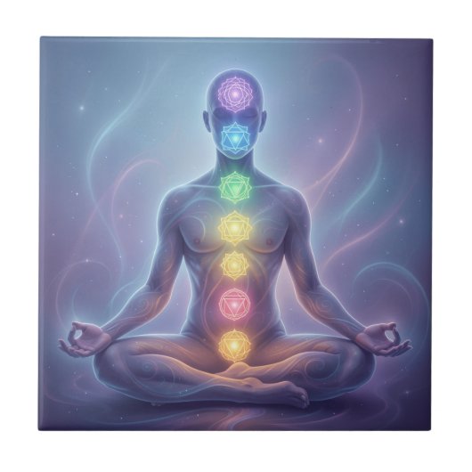 Die 7 Chakren´2 タイル (正面)