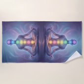 Die 7 Chakren´2 ビーチタオル (正面)