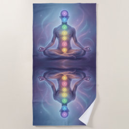 Die 7 Chakren´2 ビーチタオル
