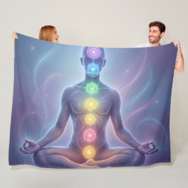 Die 7 Chakren´2 フリースブランケット