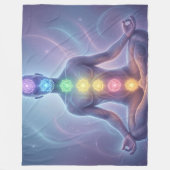 Die 7 Chakren´2 フリースブランケット (正面)