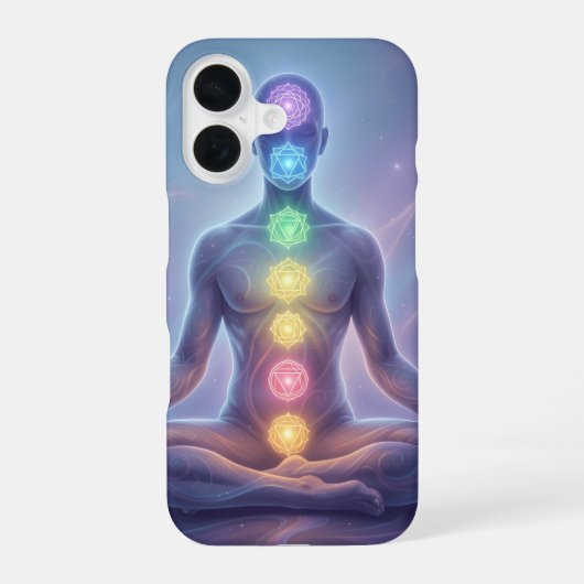 Die 7 Chakren´2 iPhone 16ケース (裏面)
