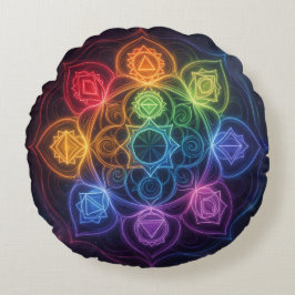 Die 7 Chakren´3 ラウンドクッション