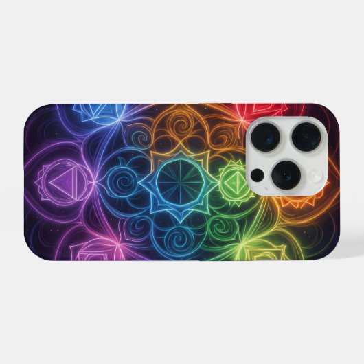 Die 7 Chakren´3 iPhoneケース (裏面横)