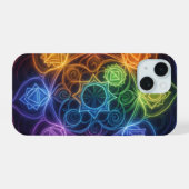 Die 7 Chakren´3 iPhone 15ケース (裏面横)