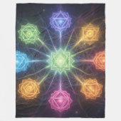 Die 7 Chakren´4 フリースブランケット (正面)