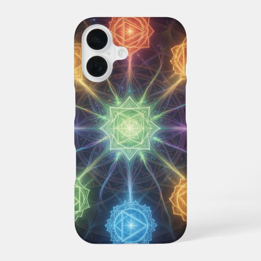 Die 7 Chakren´4 iPhone 16ケース (裏面)