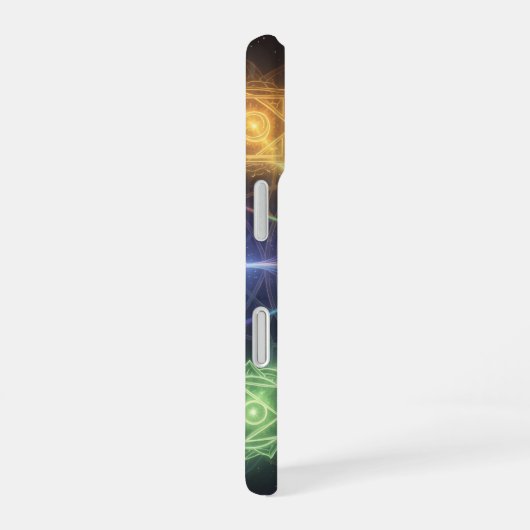 Die 7 Chakren´4 iPhone 16ケース (右側面)