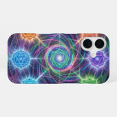 Die 7 Chakren´5 iPhone 16ケース (裏面横)