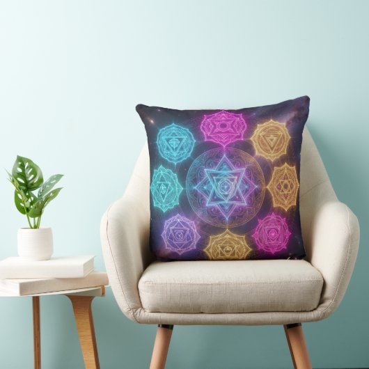 Die 7 Chakren´6 クッション (椅子)