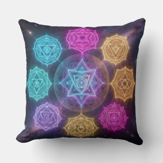 Die 7 Chakren´6 クッション (正面)