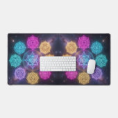 Die 7 Chakren´6 デスクマット (キーボード&マウス)