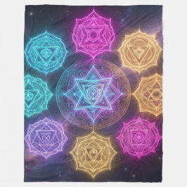 Die 7 Chakren´6 フリースブランケット