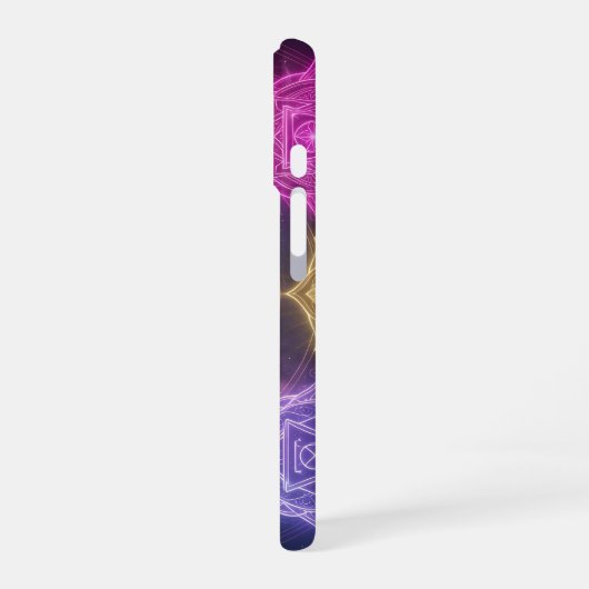 Die 7 Chakren´6 iPhone 16ケース (左側面)