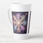 Die 7 Chakren´7 カフェラテマグ (左アングル)