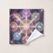 Die 7 Chakren´7 バスタオルセット (ウォッシュタオル)